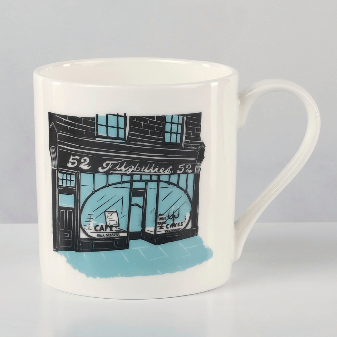 Fitzbillies Bone China Mug