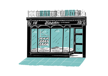 Illustration of Fitzbillies King's Parade branch