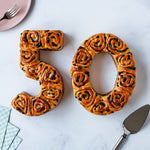 Chelsea Bun Number Cake