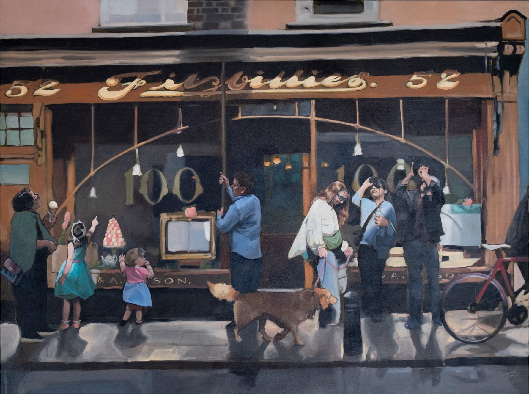 Life at Fitzbillies: Visit the art exhibition by local artist Naomi Tomkys!