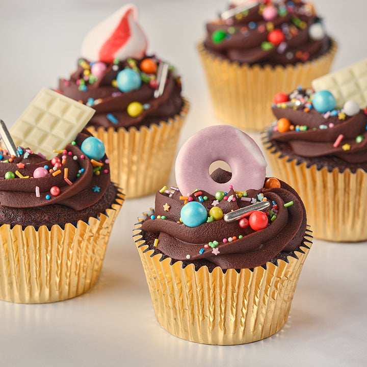 Chocolate Funfetti Cupcakes (Box of 6)