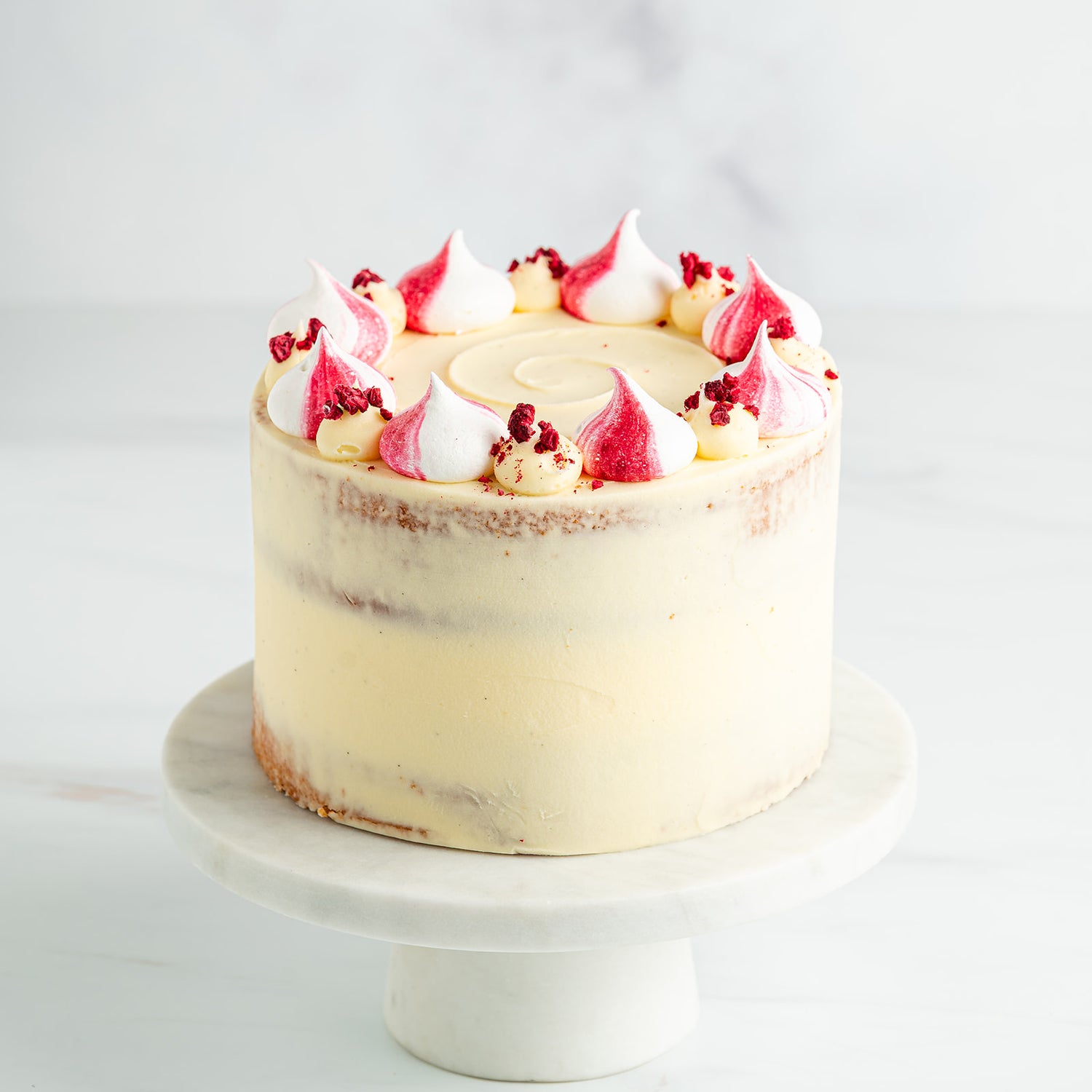 Vanilla & Raspberry Cake