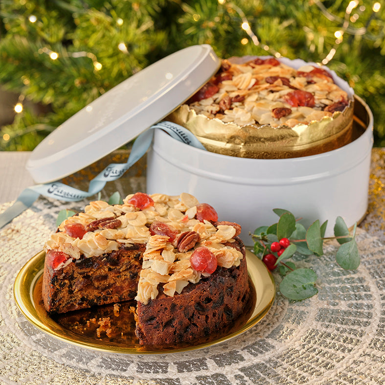 Fruit & Nut Topped Christmas Cake